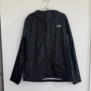 The North Face Men's Black Hooded Rain Shell